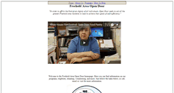 Desktop Screenshot of freeholdareaopendoor.org